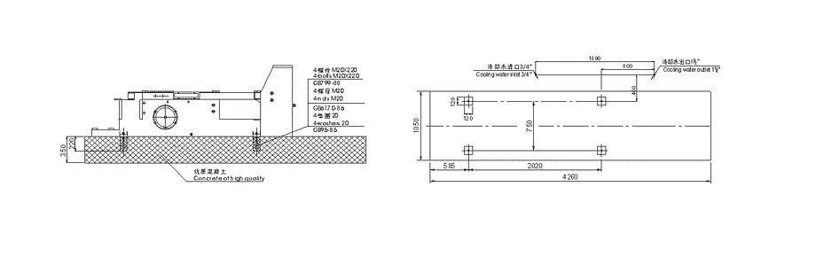 installation of 130tons/1300kN Hot Chamber Die Casting Machine